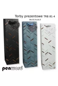 Torebka prezentowa 36x10,5x10,5cm MIX