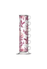 Primavera Zestaw filiżanek do espresso na stojaku