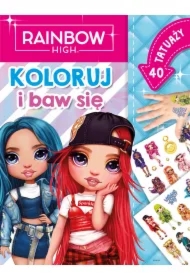 Rainbow High. Koloruj i baw się. 40 tatuaży
