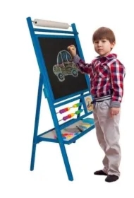 Tablica obrotowa z 2 -rzędowym liczydłem niebieska