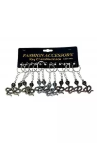 Brelok metalowy wąż