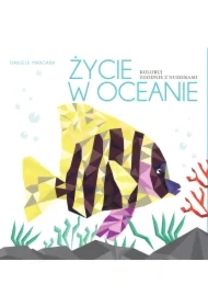 Życie w oceanie. Koloruj zgodnie z numerami