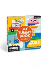 Mudpuppy Kartonowa kontrastowa dwustronna książeczka harmonijka Pojazdy