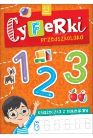 Książeczka z naklejkami Cyferki przedszkolaka