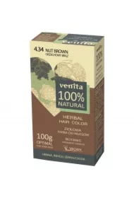 Herbal Hair Color ziołowa farba do włosów 4.34 Orzechowy Brąz