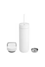 Carter Chill Set 2 w 1 - Kubek termiczny + 2 nakrętki - Biały