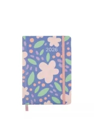 Kalendarz 2026 B6 dzienny Kwiaty