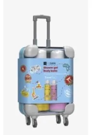 Zestaw w walizce Travel Size - żel pod prysznic i balsam do ciała