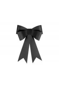 Kokarda dekoracyjna DIY czarna 55x71cm