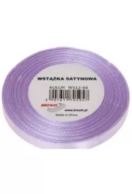 Wstążka satynowa jasny lawendowy