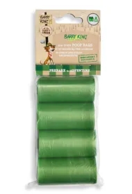 Woreczki na psie odchody, zielone, biodegradowalne