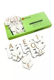 Samogłoski - pszczółki i ule (duże litery)