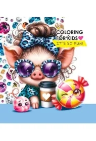 Kolorowanka 140x140 Świnka