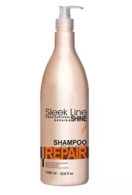 Sleek Line Repair Shampoo szampon z jedwabiem do włosów zniszczonych