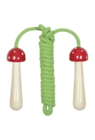 Skakanka Muchomor z drewnianymi rączkami