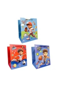 Torebka prezentowa dziecięca L szerokie dno mix