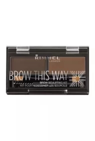 Brow This Way Brow Sculpting Kit zestaw do konturowania brwi 003 Dark Brown