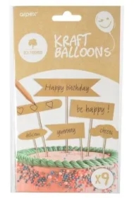 Pikery flagi Kraft Balloons
