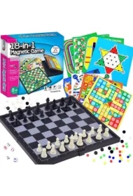 Zetaw gier planszowych 18w1 szachy