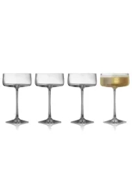 Kieliszki do szampana ze szkła kryształowego Zero 12269