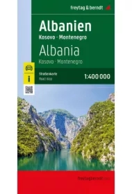 Mapa Albania 1:400 000