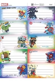 Naklejki na zeszyty pasek Avengers