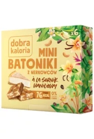 Mini Batoniki z nerkowców a'la sernik waniliowy