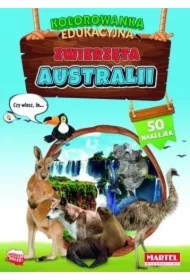 Kolorowanka edukacyjna Zwierzęta Australii