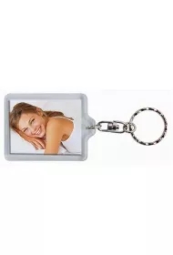 Ramka breloczek do kluczy przeźroczysta