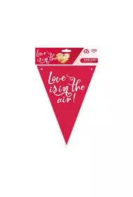Girlanda flagi papierowa Love is in the air