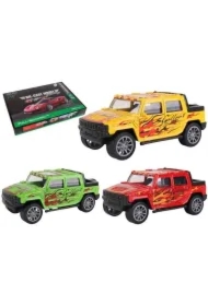 Samochód metalowy 1:32 napęd terenowy No.1 mix