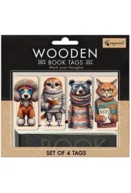 Zakładki drewniane do książki Zwierzaki