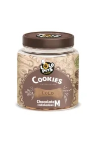 Ciastka dla psa kości M czekoladowe w słoikach