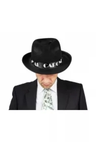 Kapelusz Al Capone czarny
