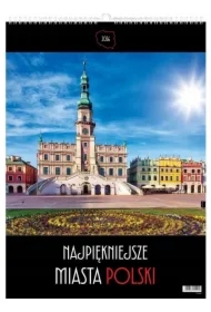 Kalendarz 2026 wieloplanszowy miasta polski