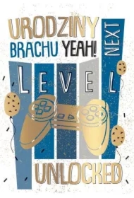 Karnet B6 PR-358 Urodziny. Pad