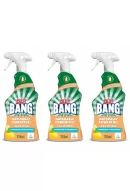 Naturally Powerful spray czyszczący do łazienki z kwaskiem cytrynowym zestaw