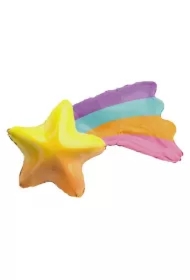 Balon foliowy Tęczowa Kometa 75x56cm