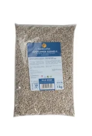 Nasiona słonecznika łuskane dla ptaków wolnożyjących, w worku