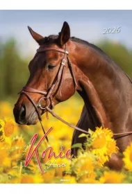 Kalendarz 2026 ścienny Konie
