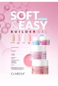 Soft&amp;Easy Builder Clear Żel budujący do paznokci