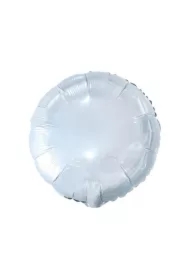 Balon foliowy okrągły biały 45cm