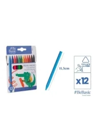 Kredki plastikowe 12 kolorów
