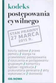 Kodeks postępowania cywlinego 27. 03. 2015 folia