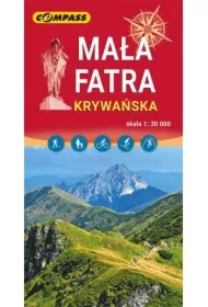 Mapa Mała Fatra Krywańska