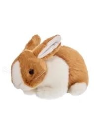 Króliczek brązowo-biały 18cm