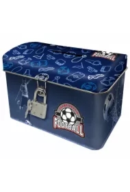 Skarbonka z kłódką kuferek Piłka