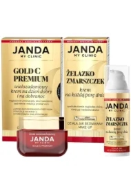Zestaw prezentowy Krem wielozadaniowy Gold C premium + Żelazko zmarszczek