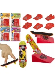 Mini deskorolka z rampą MIX