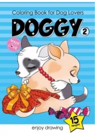 Kolorowanka A5 15 obrazków Pieski 2